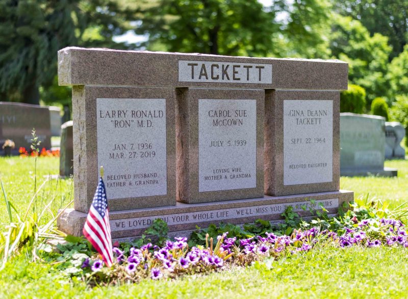 Companion Three Person Monument Tackett Memorial