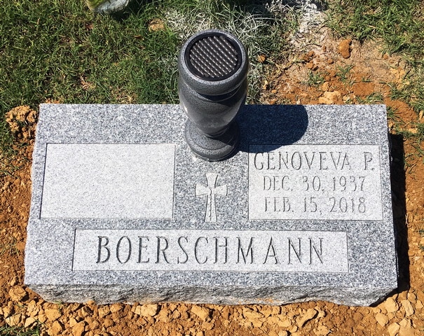 Boerschmann Gray Monument with Vase