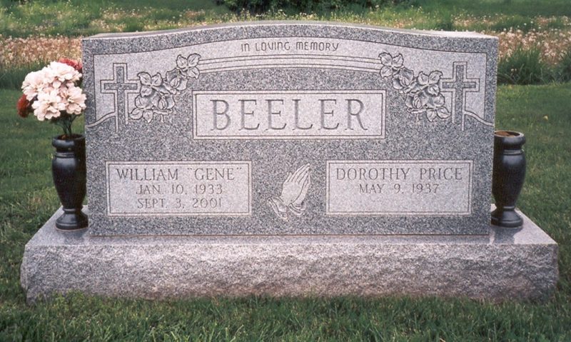 Beeler Black Vases with Gray Stone